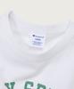 CHAMPION Basic Garment Washed Arch Graphic T-Shirt Green