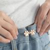Pants Waist Buttons Alloy Tighten Waist for Skirt Pants Jeans Adjustable Waist Clip Clothing Accessories