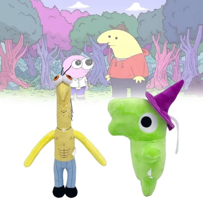 Adorable Smiling Friends Plush Toy Ultra-soft Short Plush Stuffed Doll Cute Cartoon Figures