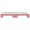 Pull Out Daybed Pink 80x200 Cm Velvet