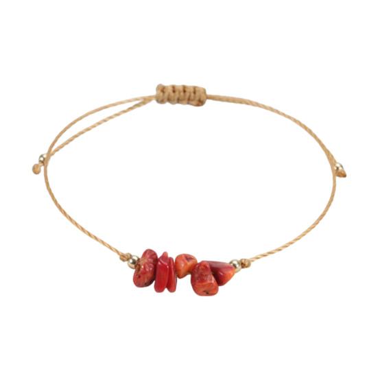 Gemstone Bracelet Women Men Adjustable Braided Crystal Bracelet Boho String