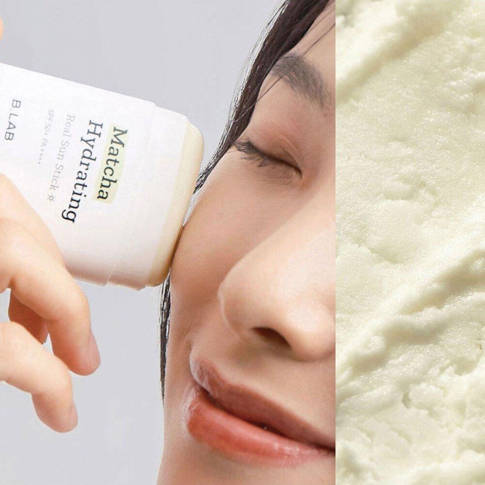 B LAB Matcha Hydrating Sun Stick SPF50+ PA++++ 21g 2pcs/triple Functionality/essential Sun Stick/cooling Sun Stick