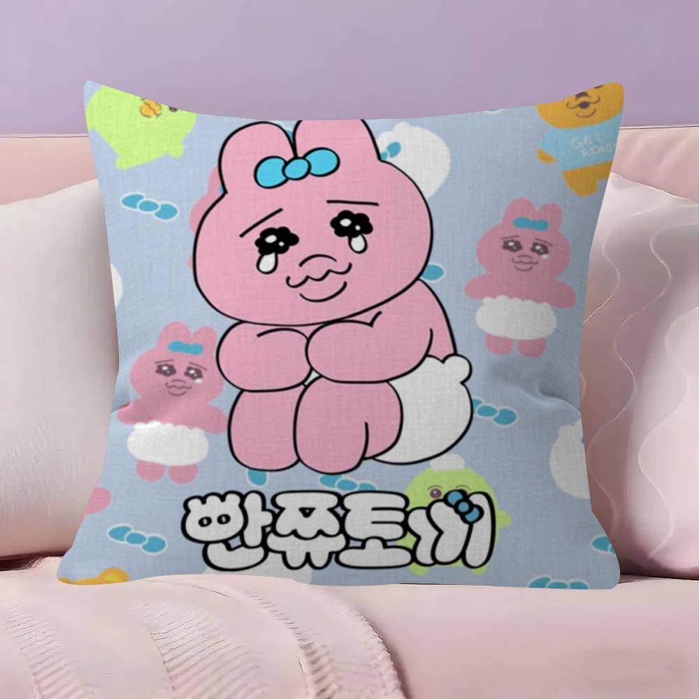 Kawaii OOpanchu Usagi  Cushion Cover 30x50 Polyester Sofa Cushions Decorative Throw Pillows Home Decoration Pillowcover