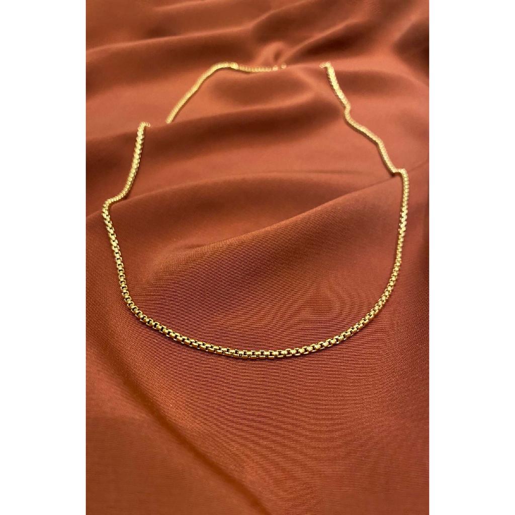 Tarnish-proof Thin Knitted Model Steel Thin Men's Necklace Chain