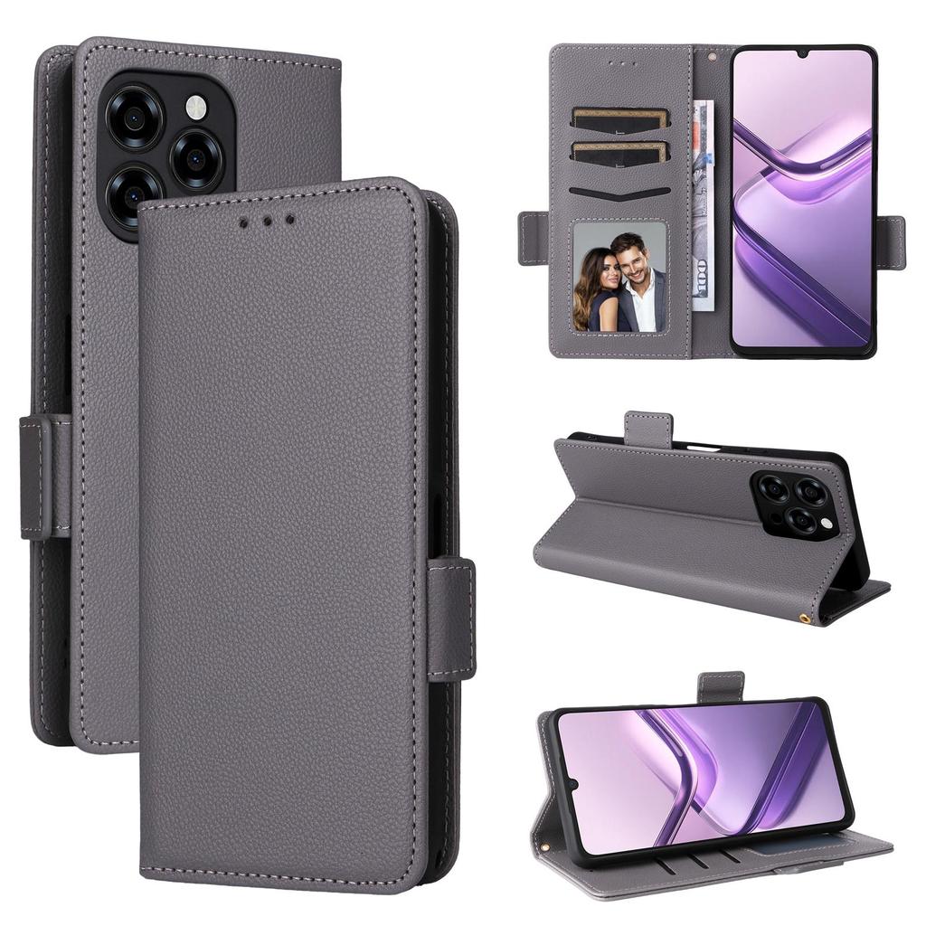 Leder-Flip-Cover für Doogee Note 58/Note 58 Pro, PU-Telefonhülle, Rundumschutz, stoßfest mit [RFID-Blockierung]