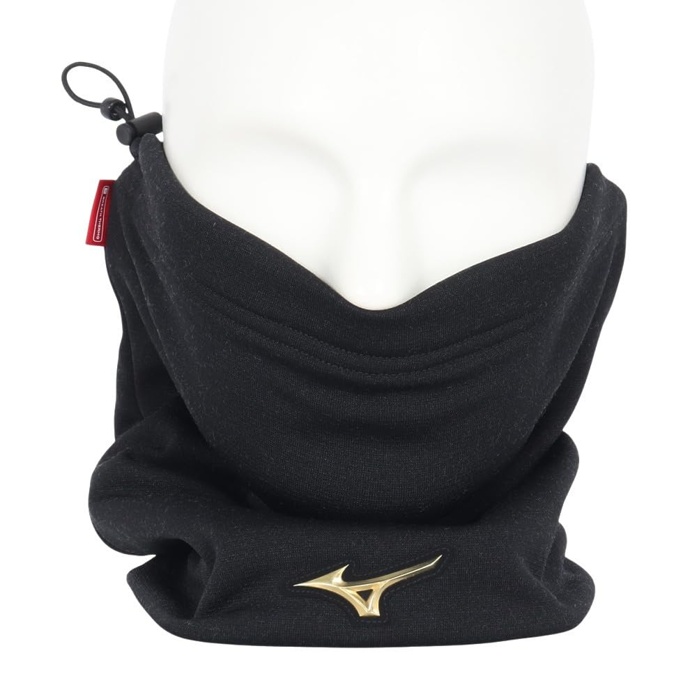 Mizuno Pro Breath Thermo Neck Black Warmer, 12JY0B01, 09,