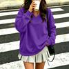 Dames V-hals Lange Mouwen Sweatshirt Casual Pullover Top voor Dagelijks Gebruik