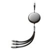 120W Ultra-Fast Charging 2-in-1 Cable: Compatible with Apple, Huawei, Android, & Type-C