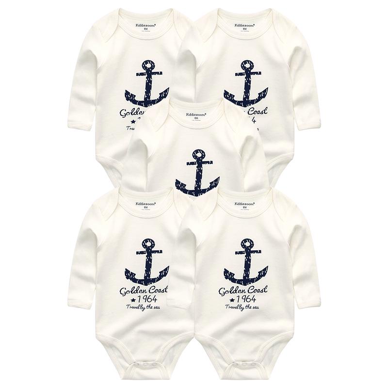 Haine pentru bebeluși, la modă, cu mâneci întregi, din bumbac, nou-născut, băiat, fetiță, cu desene animate, salopete infantile, 7 buc/seturi, salopete, haine pentru bebeluși