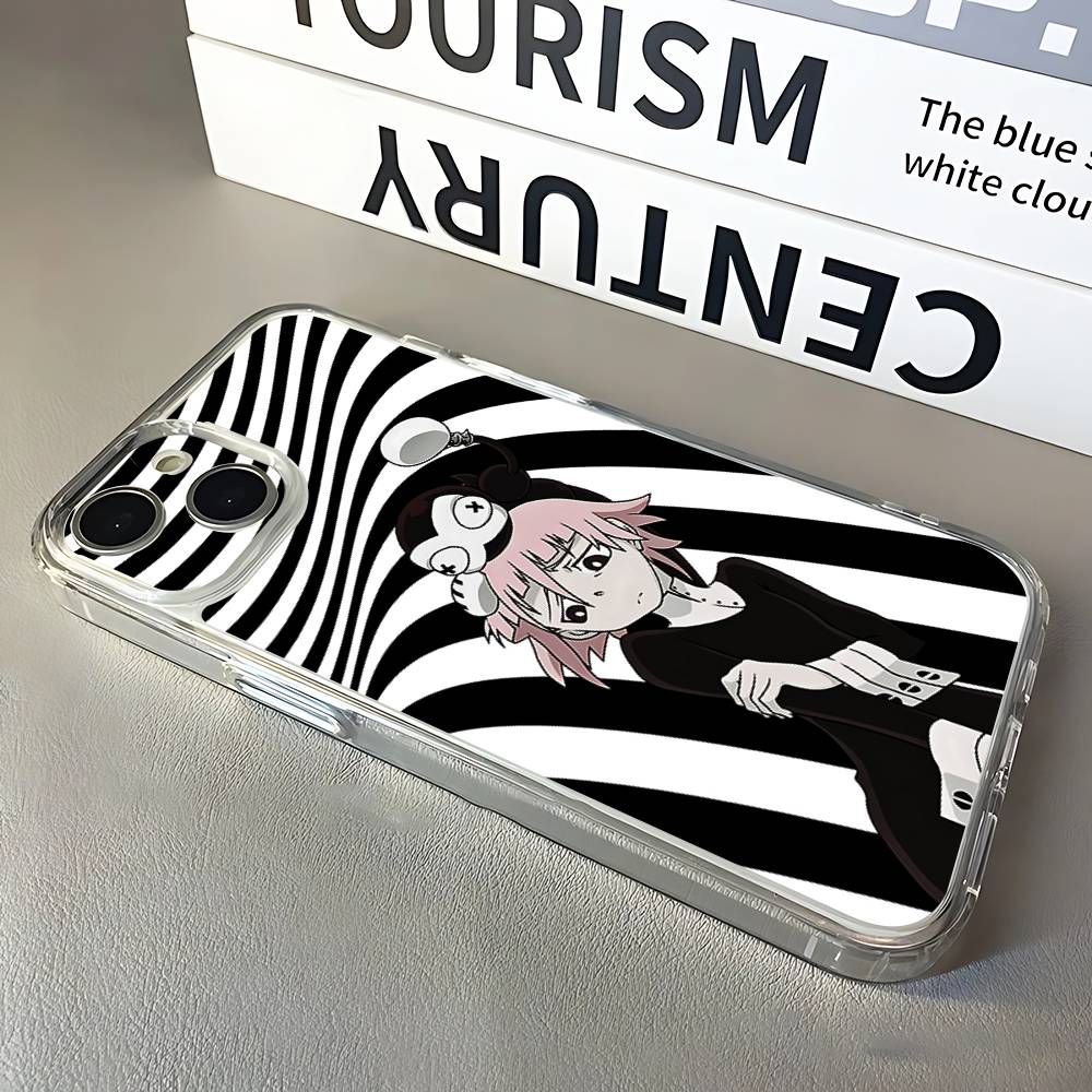 Crona Soul Eater Phone Case For iPhone 17,16,15,14,13,12,11 Pro,Max,Plus,X,XS,XR,SE4,E Mini Transparent Soft Cover