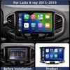 Lada Xray Car GPS Navigator with Android HD, Central Control, Rearview Camera, and CarPlay Compatibility