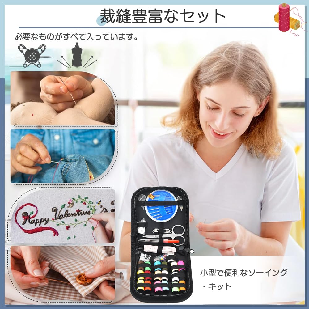 Sewing Sewing 10 Piece Mini Sewing Tools 18 Colors of Sewing Sewing Hand Sewing Handicraft Convenient To For Office DIY Travel Home For Sewing Storage