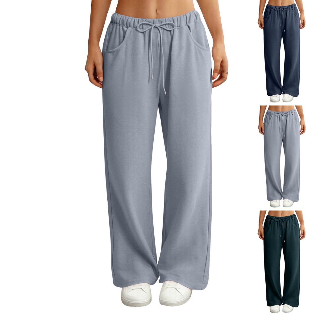 Women's Wide,leg Athletic Pants, Loose Straight,leg Casual Pants, Athletic Jogging Pants