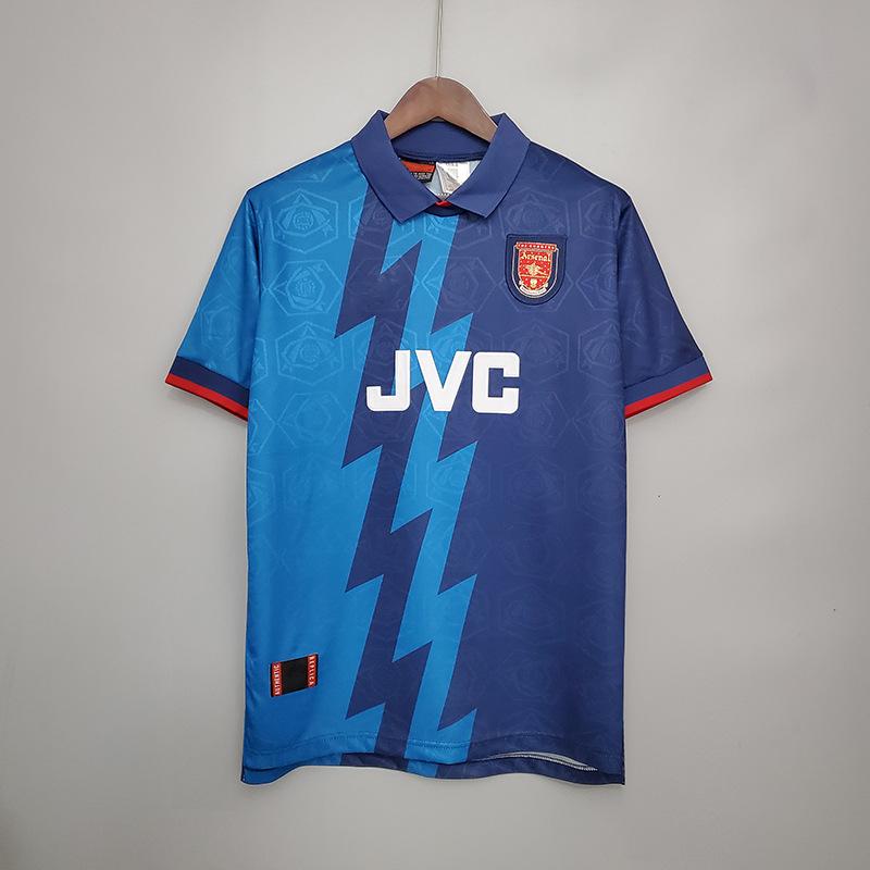 Arsenal home match 9394 retro jersey, number 14 Henry Bergkamp, 0506 Arsenal short-sleeve football jersey
