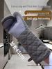 Heat-Resistant Extended Oven Gloves - Anti-Scald Protection for Baking, Steaming & Microwave Use