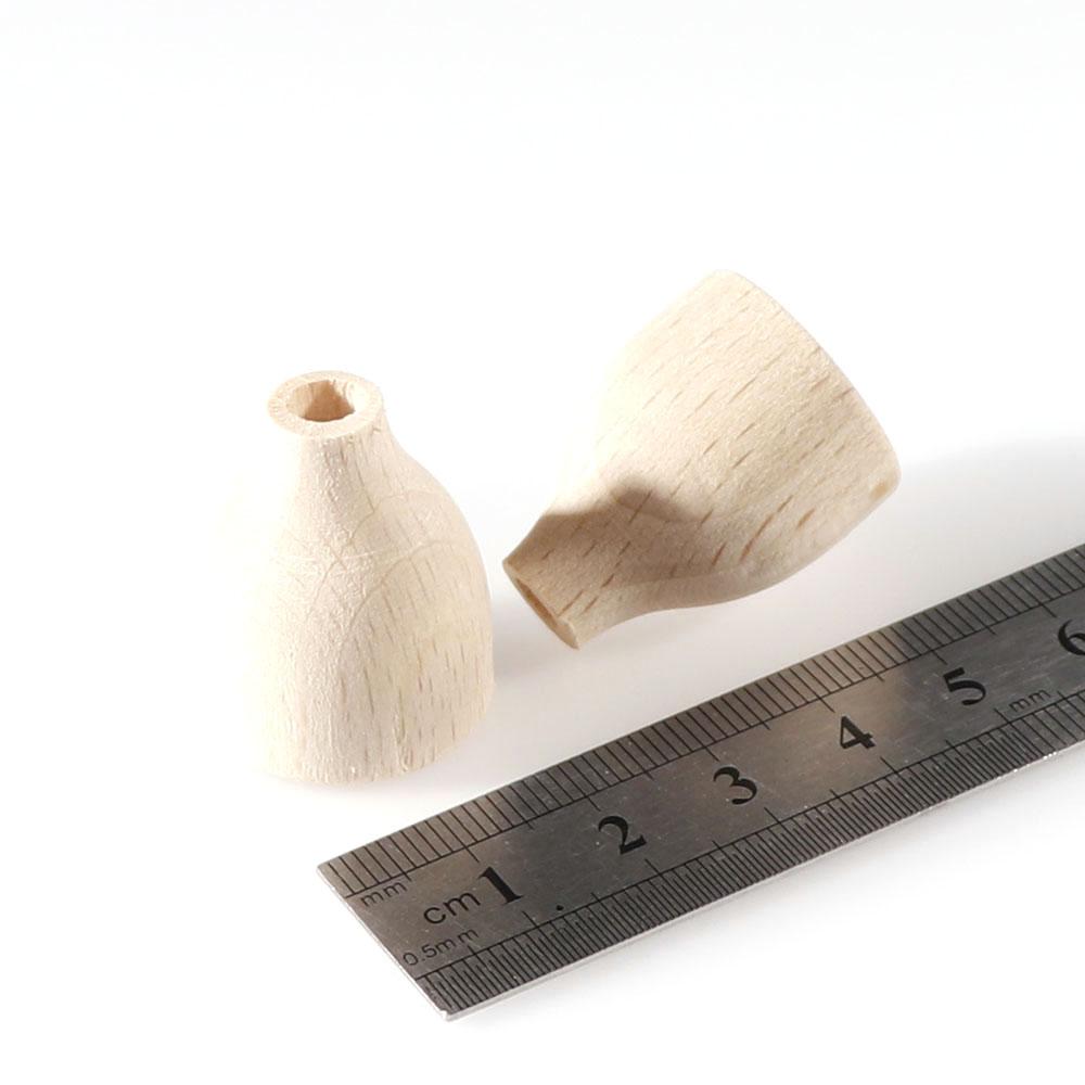 20pcs/pack Solid Wood Furniture Accessories Round Size Hole Beech Wood Cover Wood Craft Accessories