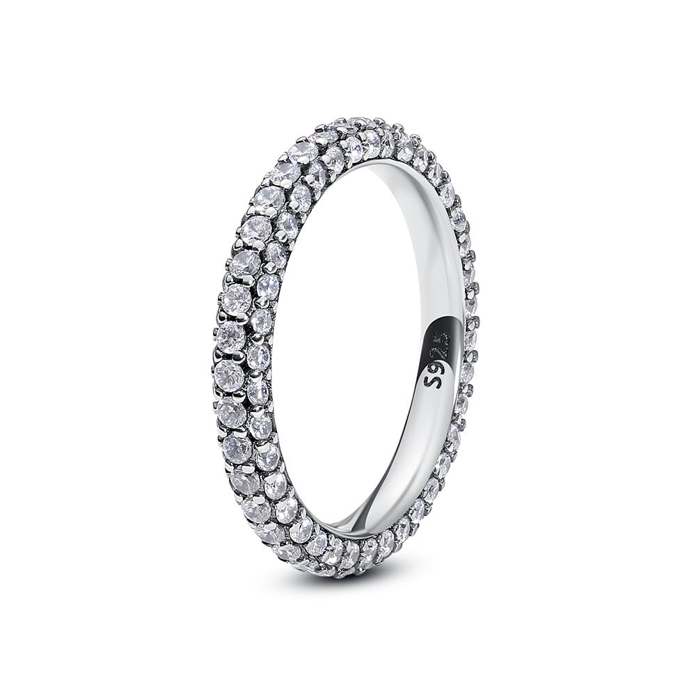 New 925 Silver Rings For Women Crown Love Heart Moon Sun Engagement Wedding Rose Gold Ring Luxury Jewelry Gift