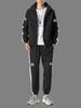 Men's Spring 2025 Korean Style Casual Suit: Youth Sport Two-Piece Set Plus Size