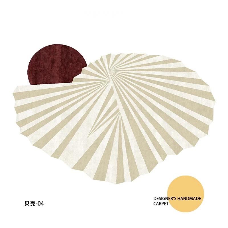 

Утолщенный Неправильной Формы Ковер для Гостиной Художественное Украшение Домашняя Мода Спальня Плюшевый Коврик Холл Легко Чистить Мягкий Напольный Коврик Tapis 1.9x2.9ft(60x90cm)