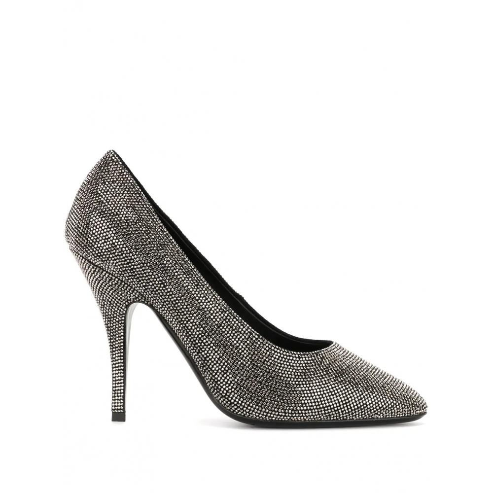Salvatore Ferragamo Ferragamo Crystal Embellished Pumps Grey