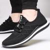 Casual Shoes Men's 2025 Large Size Summer Mesh Fly-woven Breathable Soft Sole Light Walking Shoes Men's