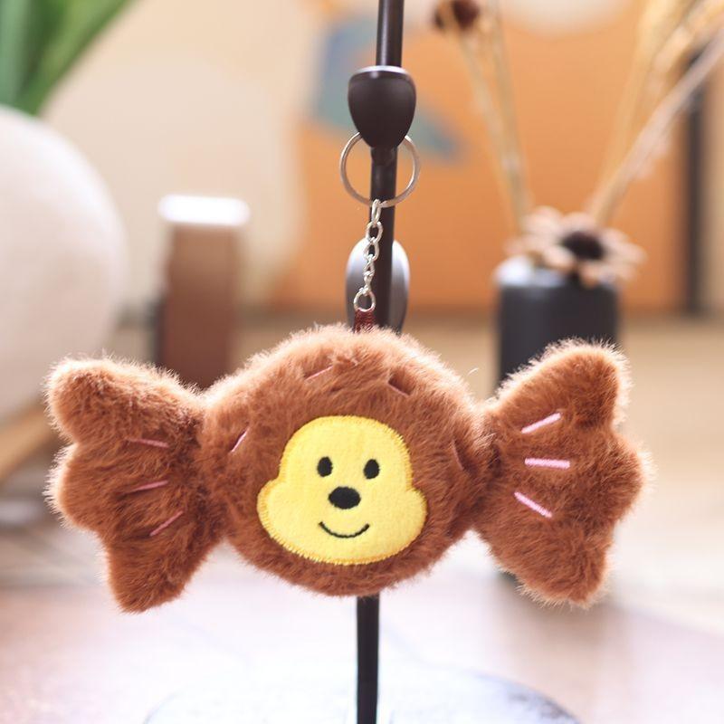 

Pooh Candy Bear Plush Doll Keychain Pendant For Teens Gifts And Bag Accessories