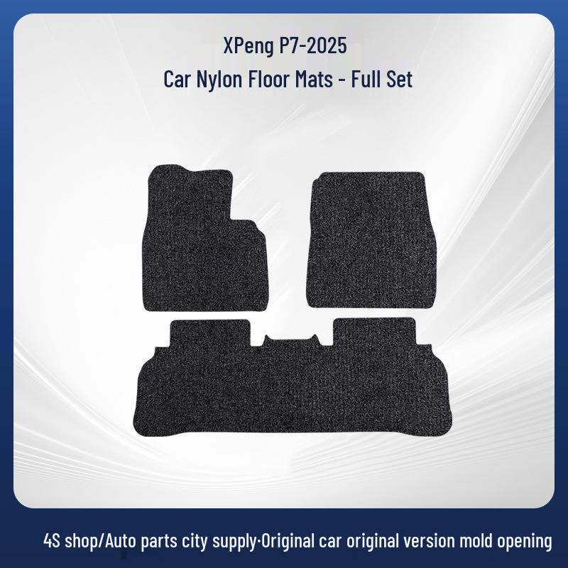 Exquisite Anti-Wrinkle Flocking Car Floor Mats for XPeng P7-25