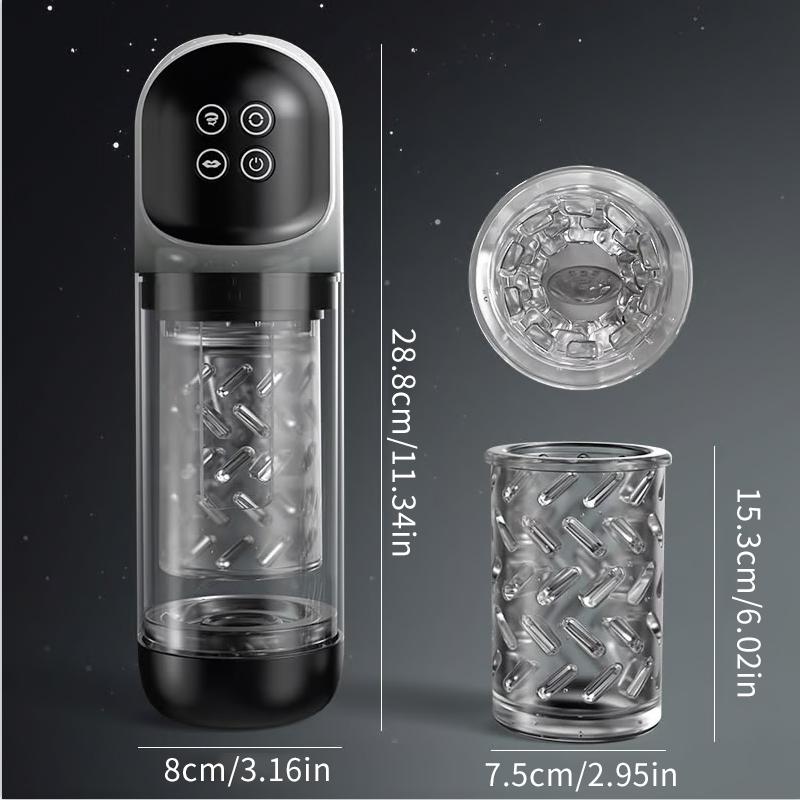 Automatic Male Masturbator Cup 7 Sucking Rotating Licking Modes Pocket Pussy Stroker Blowjob Penis Pump Sex Toys For Men