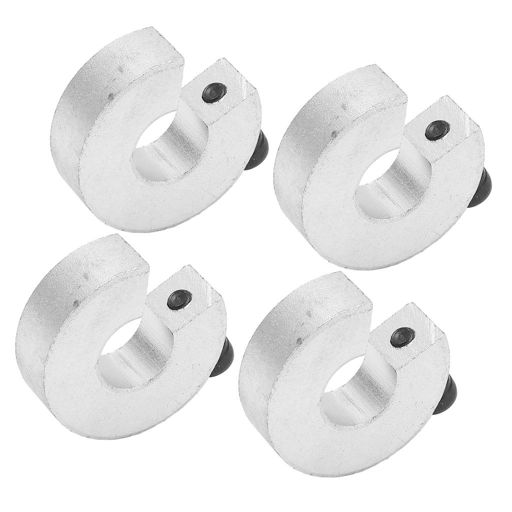 4 Stk. Linearschienen-Wellenklemmen 12mm ID 30mm AD 10mm Dicke Aluminiumlegierung Wellenbegrenzungsbefestigung