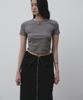 THE GREEN LAB Two-Way Zipper Cargo Long Skirt [Melange Grey]