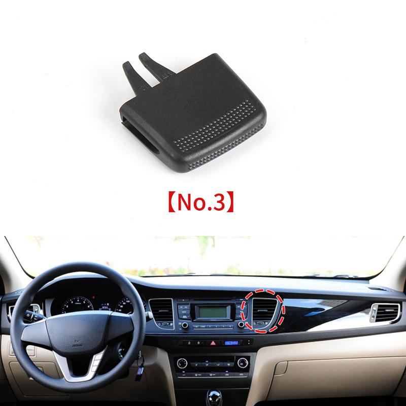 Auto Front A/C Air Conditioning Vent Outlet Tab For Hyundai Mistra 2014-2016 A/C Air Vent Outlet Tab Clip Repair Kit 97480-B3000