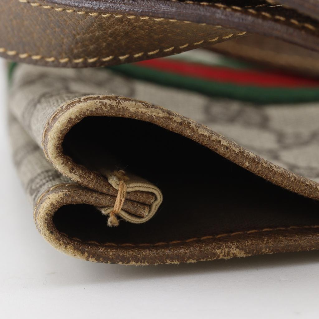 Gucci Sherry Line Tote Bag 002.904.0131 Old Gucci Interlocking G Brown GG Supreme Canvas Unisex Used