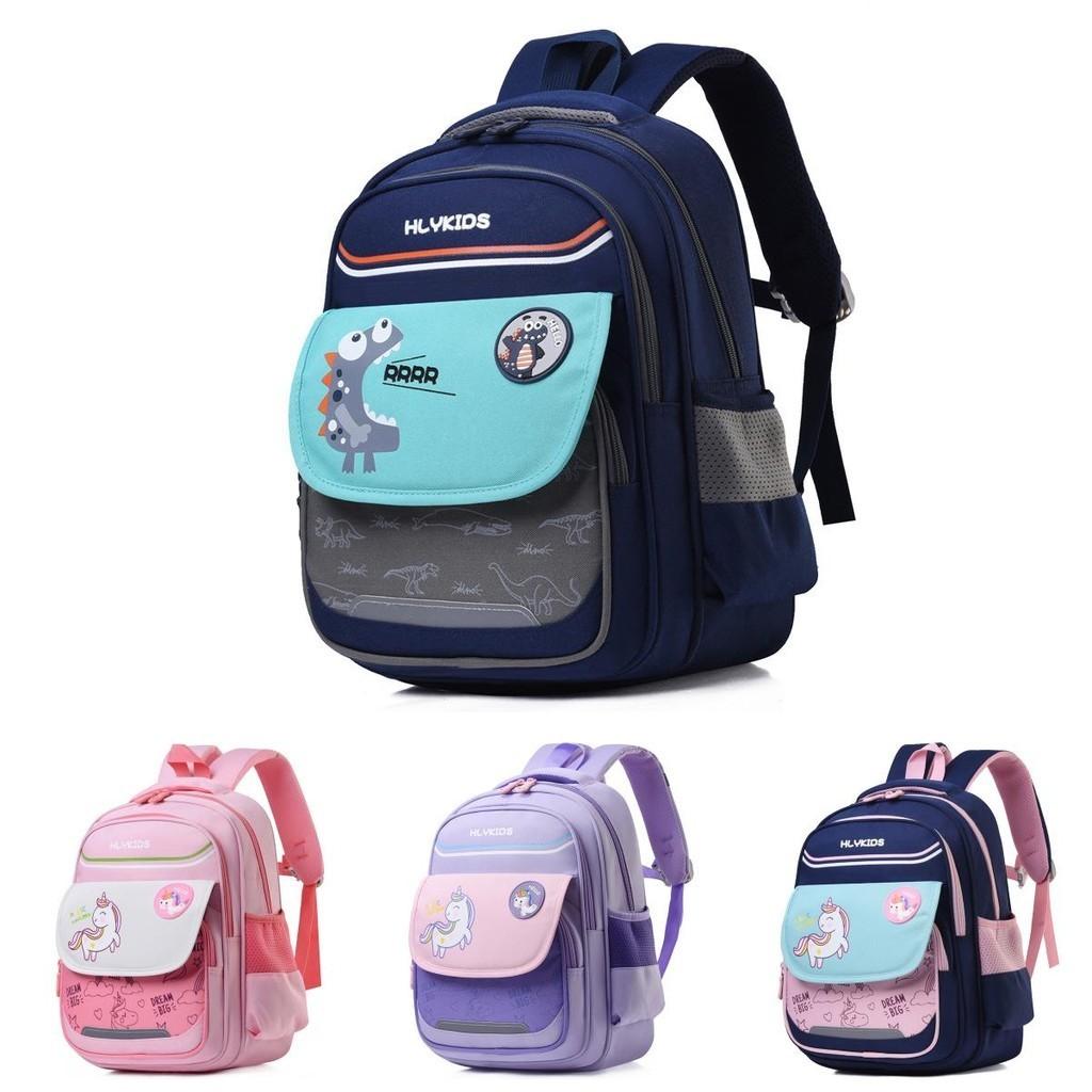 Cute Animal Print Breathable Oxford Cloth Backpack For Kindergarten And Early Grades