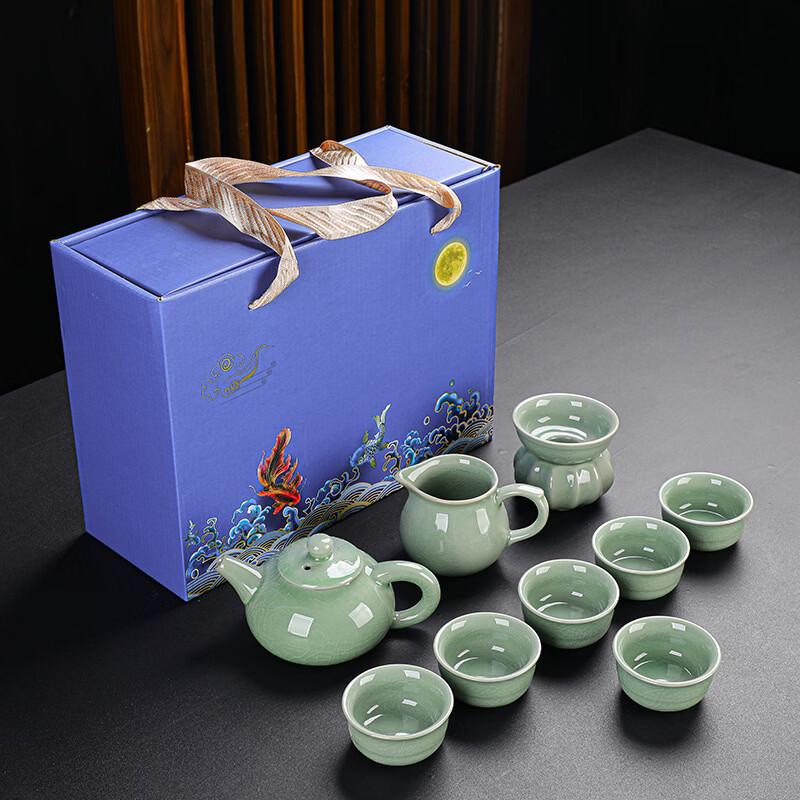 Yipan Ge Kiln Style Ceramic Tea Set
