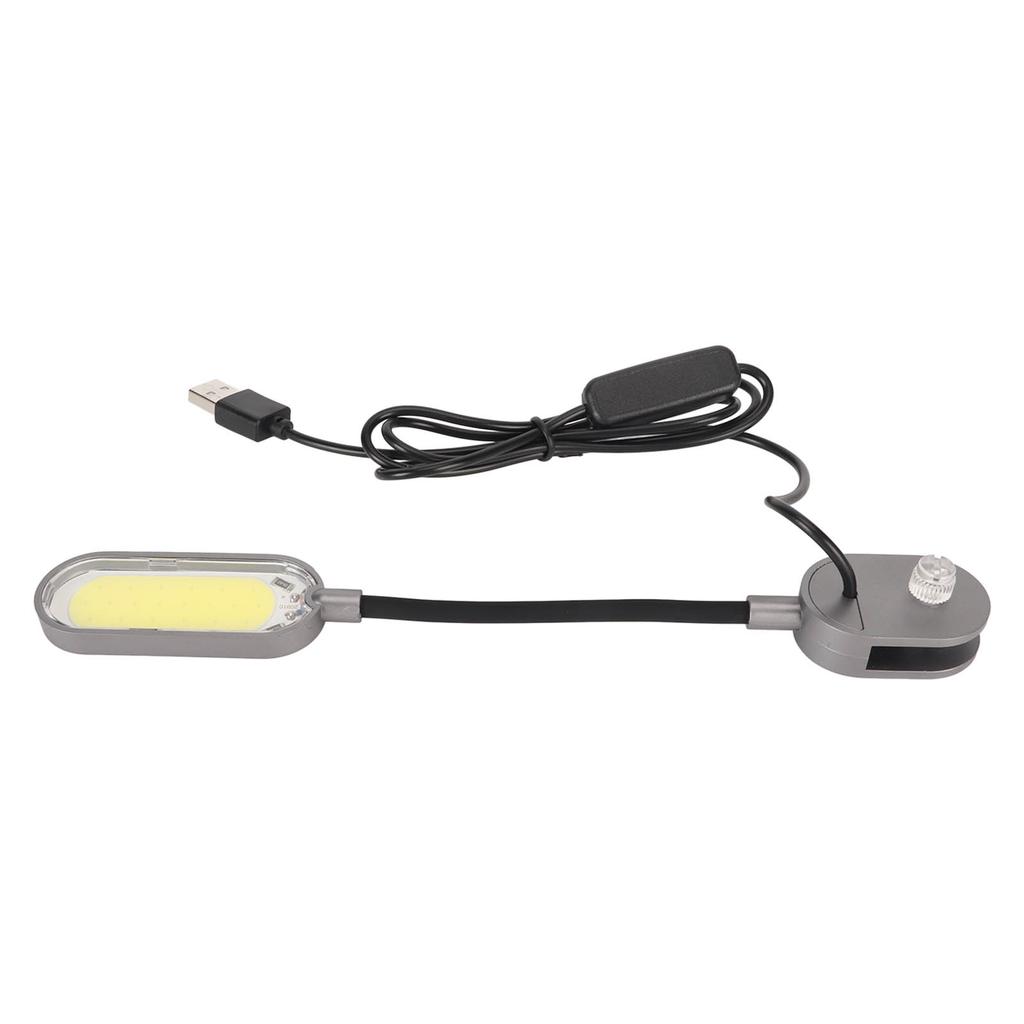 Clip On Aquarium Light Full Spectrum 360 Degree Rotation 3W USB Fish Tank Lamp for Freshwater Tank