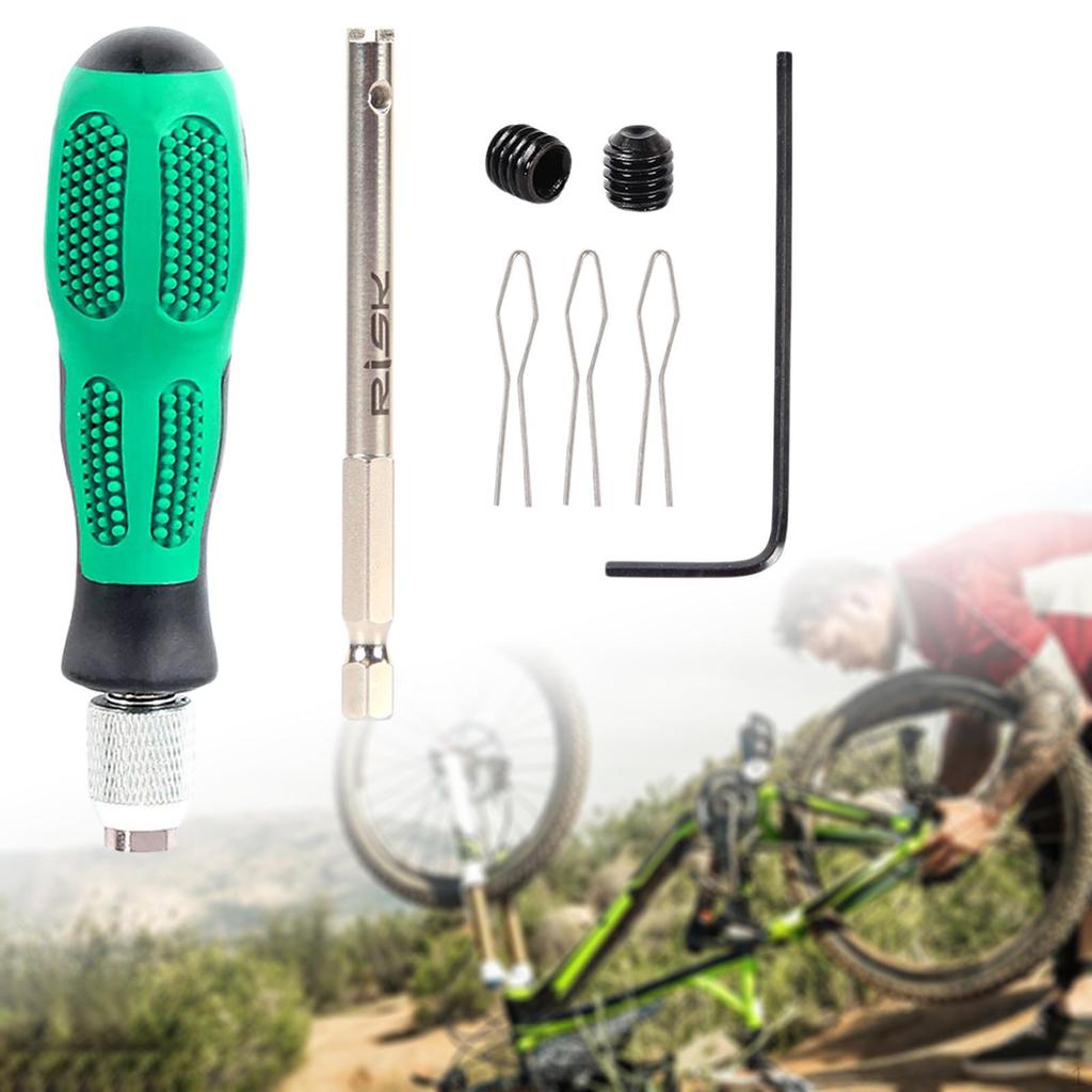 Bike Spoke Insertion Tool Anti-Rust Anti-Corrosion Cycling Spokes Removal Spanner