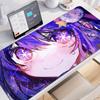 Oshi No Ko Hoshino Ai Speed Locking Edge Groß XXL Computermousepad Gamer Schreibtischmatte Mousepad Tastatur Niedliche Mauspads Mauspads