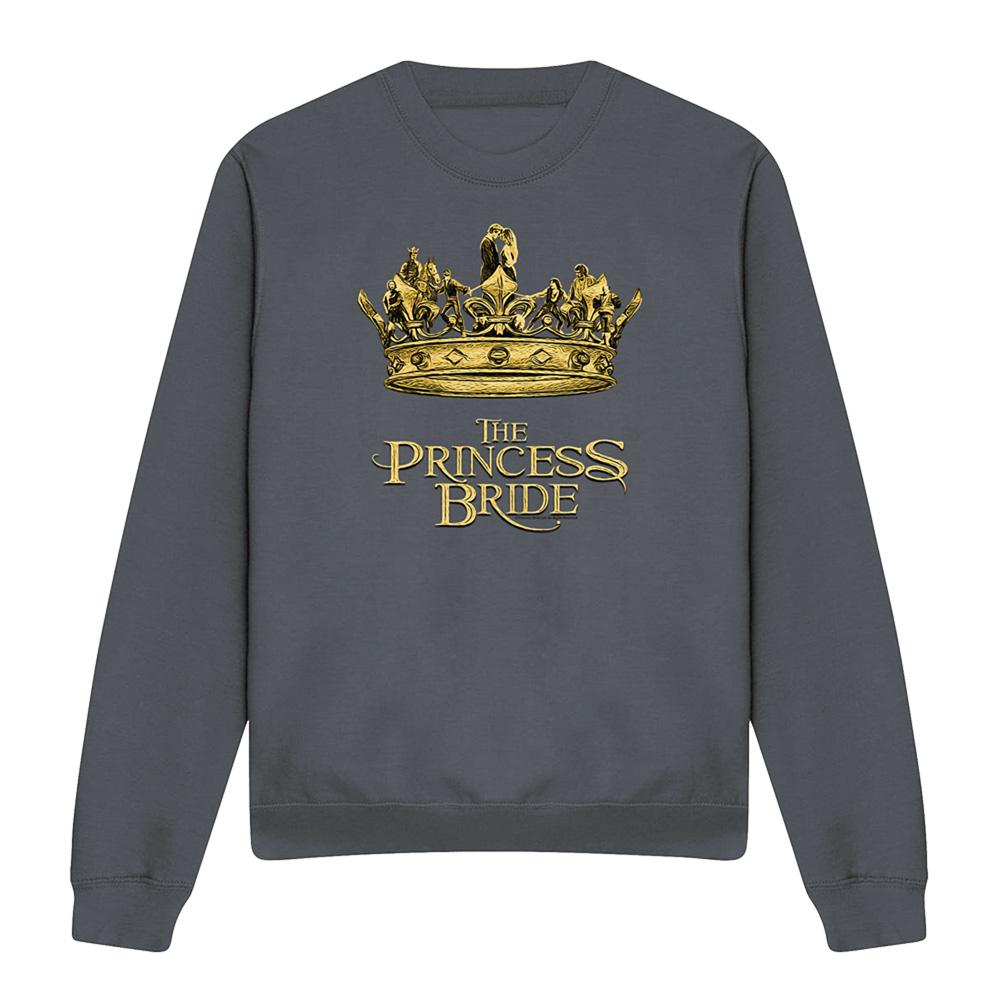 Prinsessan Bruden Unisex Vuxen Krona Sweatshirt