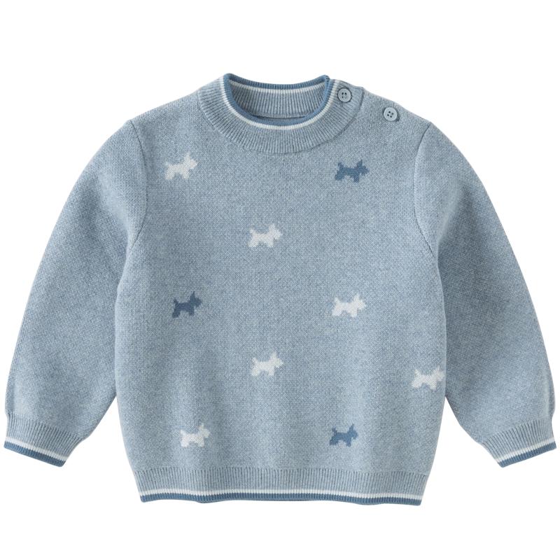 DAVE&BELLA Boys Cotton Knit Pullover Sweater 80cm