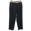 Made In Italy Linen Blend Trouser Pants 46 Black Series Men's Used