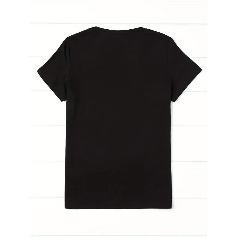 Plus Size Women's T-Shirt "At my age I need glasses" Funny Print Crew Neck Short Sleeve Casual Spring Summer Top