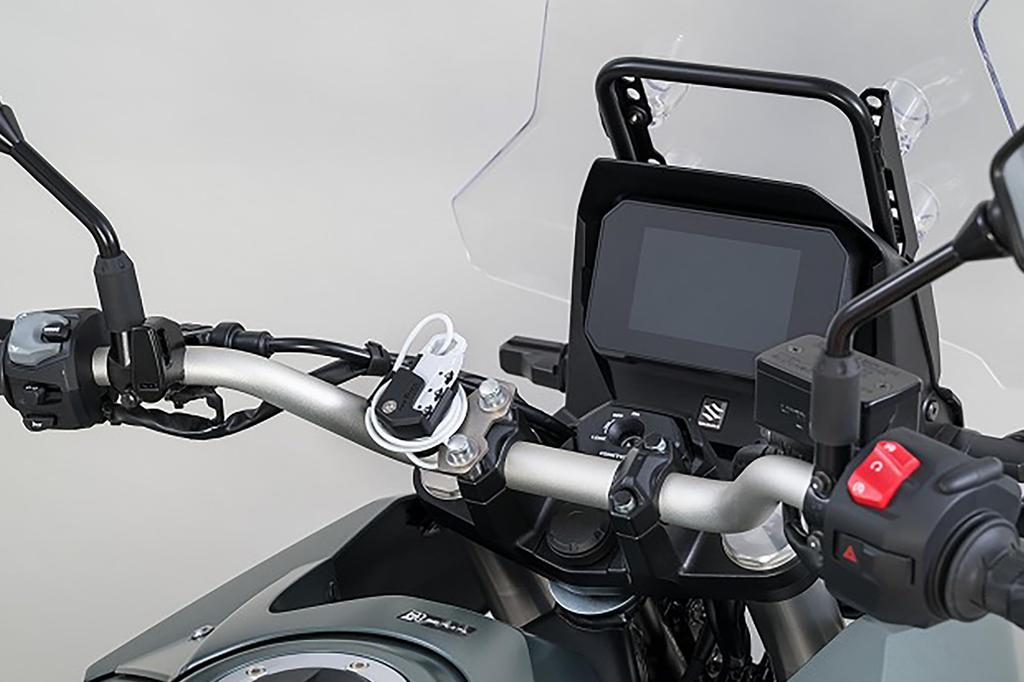 TANAX Motorcykelhjälm Trådlås Handtagsklämma Montering Rak Svart 3-siffrigt Kombinationslås 600m Stöldskydd MF-4767