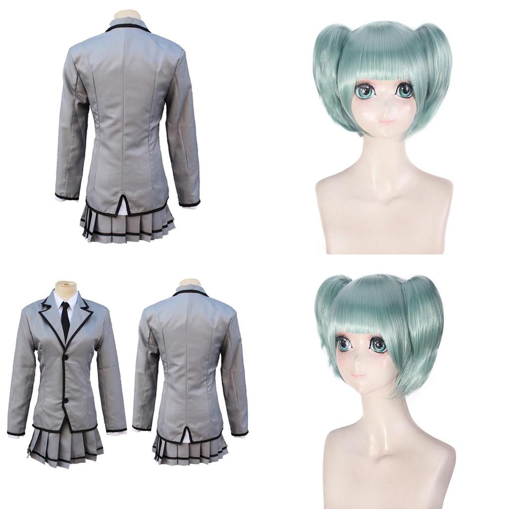 Exquisite Assassination Classroom Kaede Kayano School Uniform Cosplay Costume With Stylish Wig