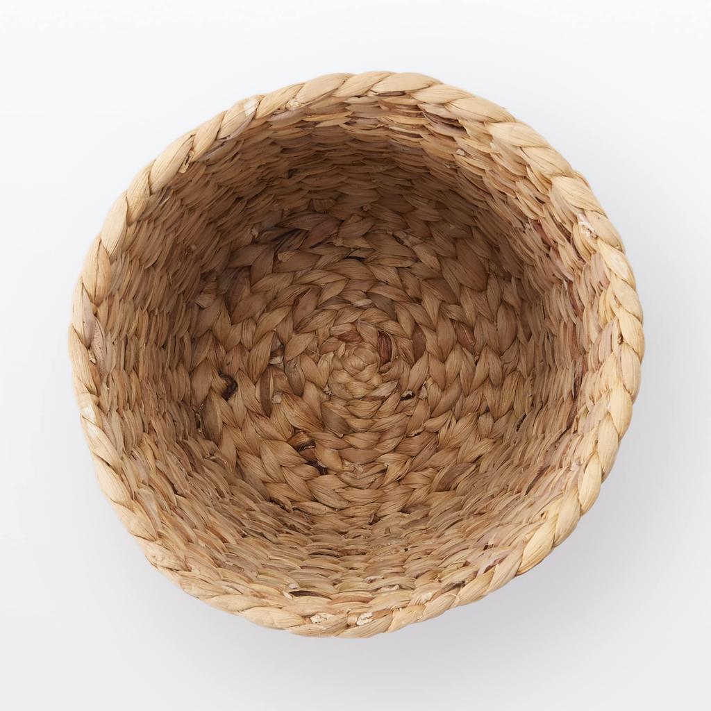 MUJI Runder Korb Durchmesser 26 x Höhe 30cm Wasserhyazinthe Tief 12361077
