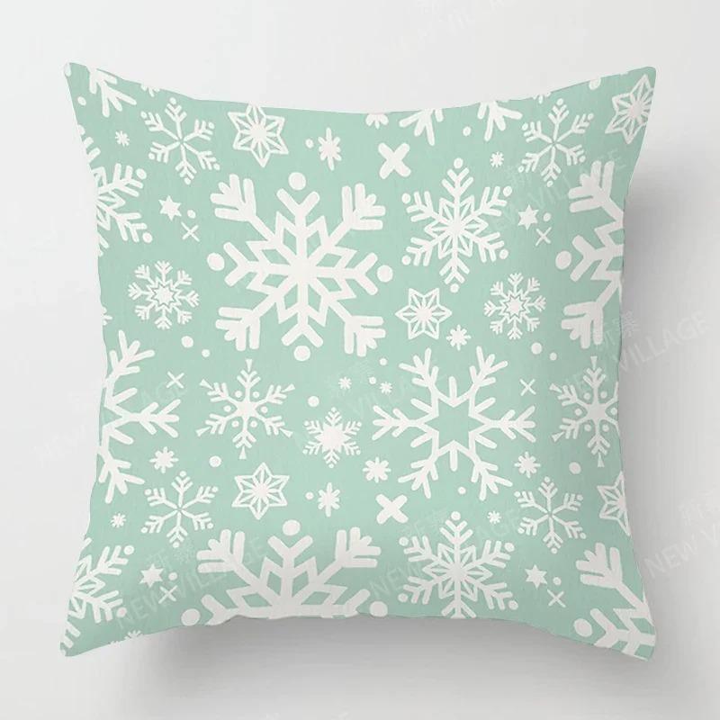 

Декоративная наволочка с рисунком зеленых листьев и растений, квадратная подушка для дивана в машину, наволочка 40x40cm