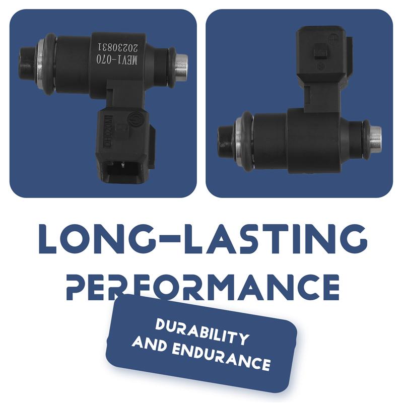 

MEV1-070 MEV1-003 Two Holes Motorcycle Fuel Injector Nozzle For 110CC-125CC Motorbike Accessories чорний