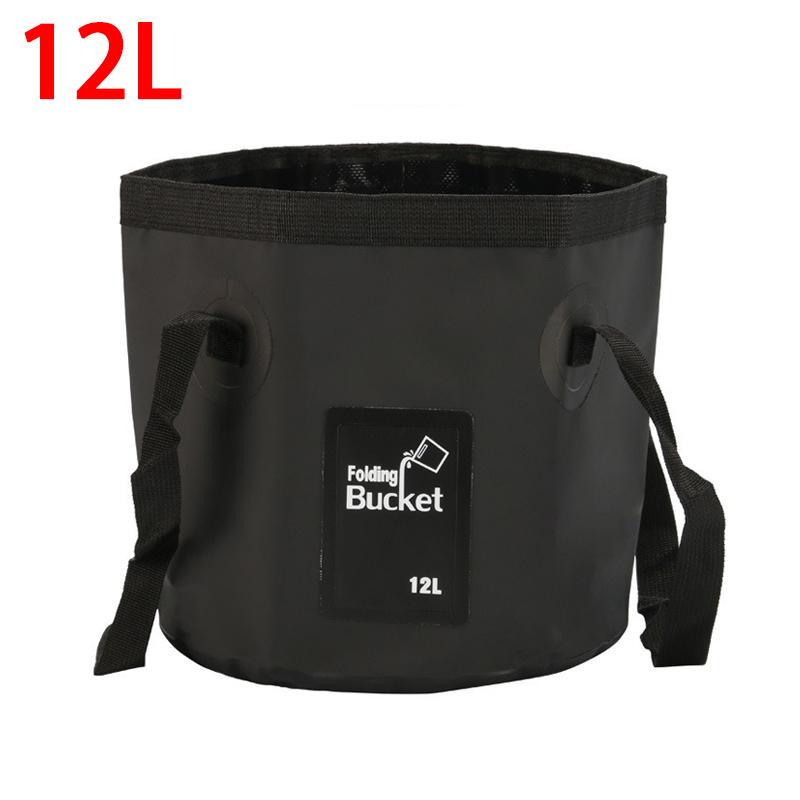 12L 20L Portable Folding Bucket for Outdoor Travel, Foldable Water Bucket Portable Car Wash Bucket For Camping Travel JTQJT01