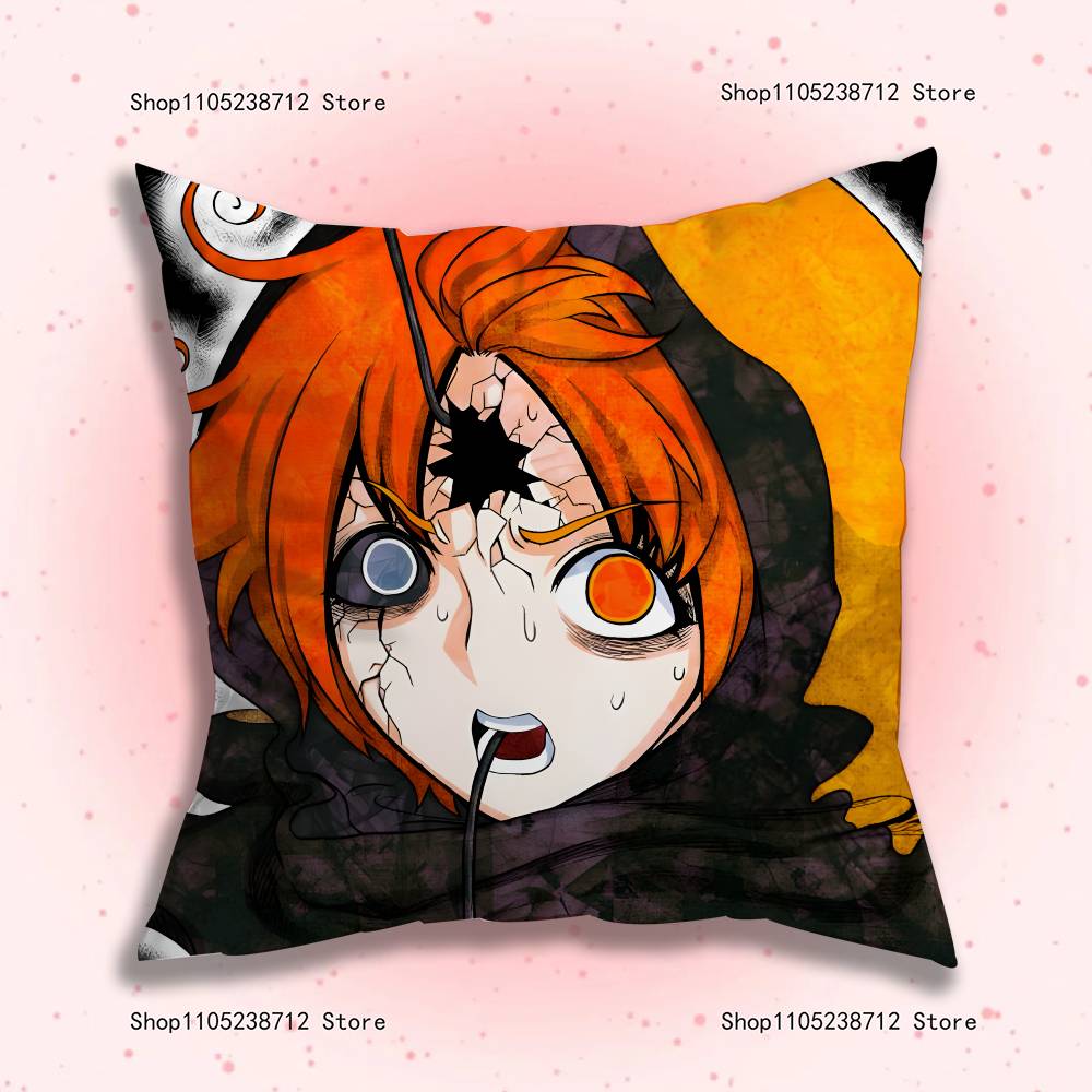 Game Y-Your T-Turn to D-Die Pillow Covers Cartoon Sofa Decorative Home Double-sided Printing Short Plush Cute Cushion Cover