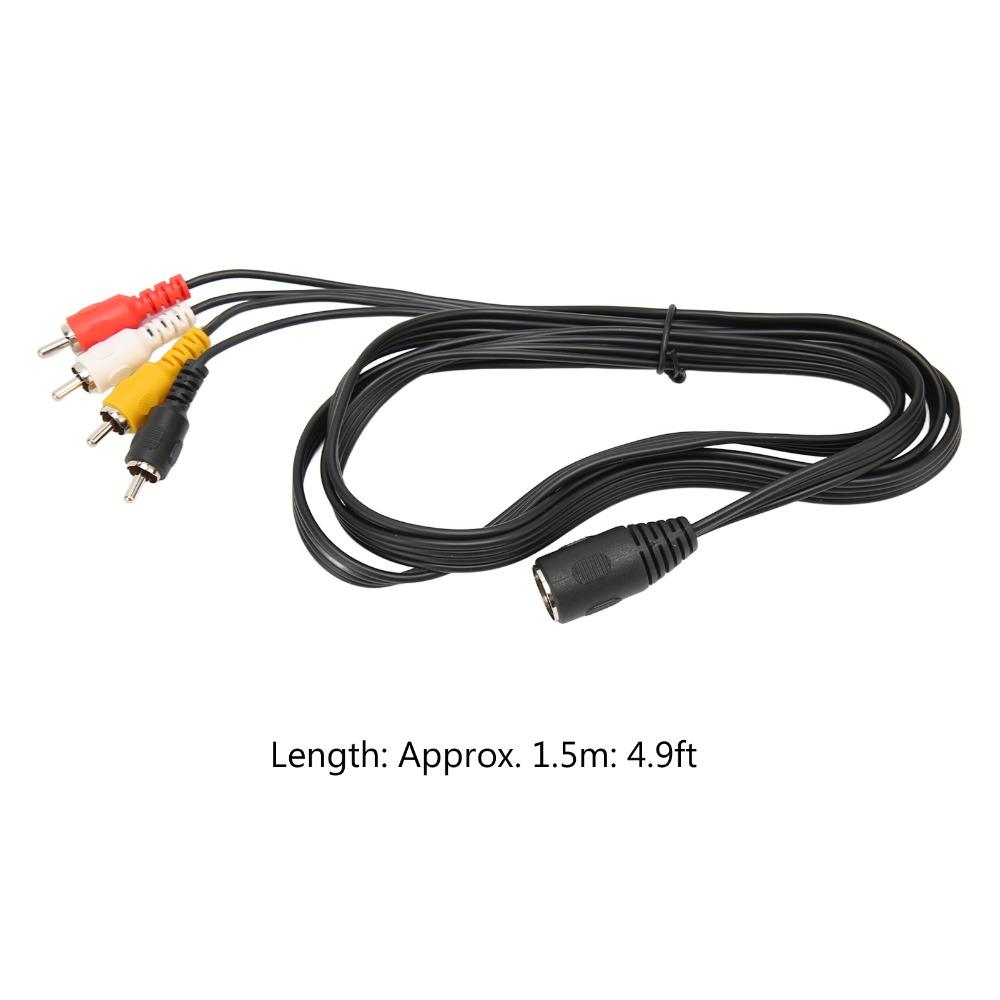 5-Pin DIN auf 4 Cinch Kabel Stecker auf Stecker Plug and Play Professioneller Sound-Adapterkabel 1,5m Audiokabel CD-Verstärker