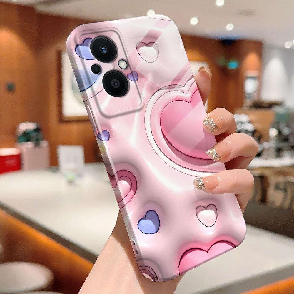 All-inclusive Film Phone Case Cartoon Fashion Design Hard Shell Full Cover Camera Protection Case for OPPO A60 A96 Reno12 Realme C53 C75